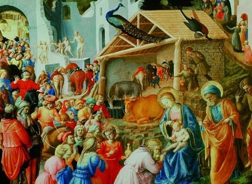 L'Adoration des rois mages Calendrier de l'Avent