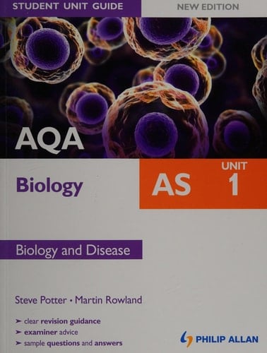 Aqa as Biology Student Unit Guide Biology and Disease
