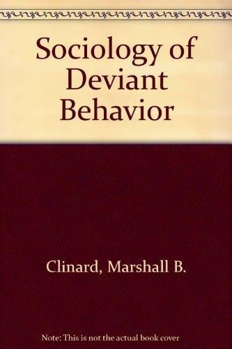 Sociology of Deviant Behavior