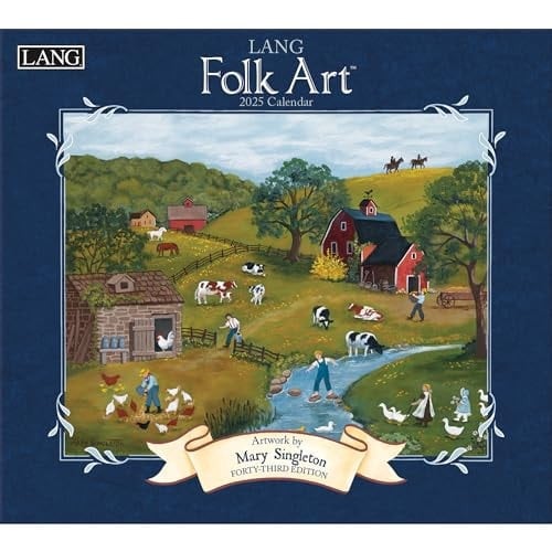 Lang Folk Art(tm) 2025 Wall Calendar (calendar)