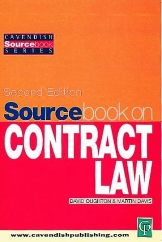 Sourcebook on Contract Law