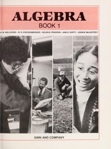 Algebra: Algebra, book 1