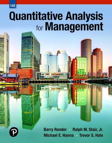 Quantitative Analysis for Management (Pearson+)