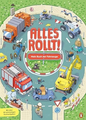 Alles rollt! mein Buch der Fahrzeuge : Pappbilderbuch ab 2 Jahren in extragroßem Format