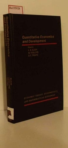 Quantitative economics and development: Essays in memory of Ta-chung Liu (Economic theory, econometrics, and mathematical economics)