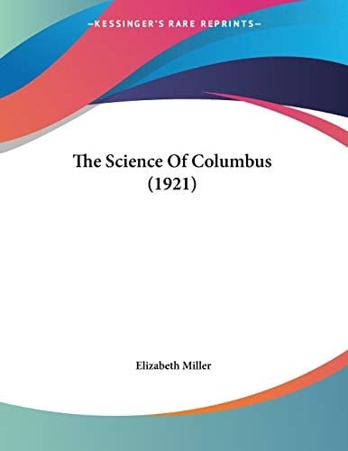 The Science Of Columbus (1921)