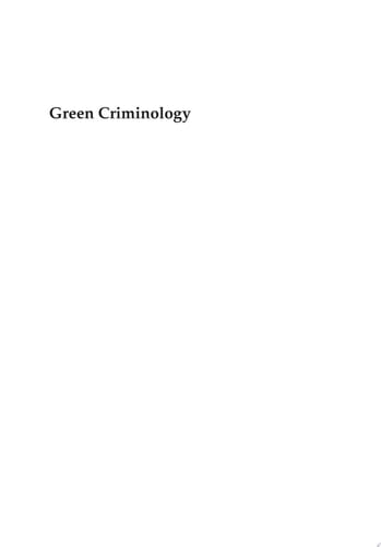 Green Criminology