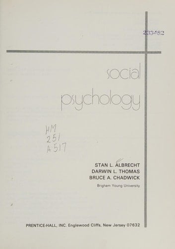 Social Psychology