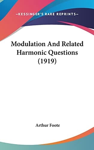 Modulation And Related Harmonic Questions (1919)