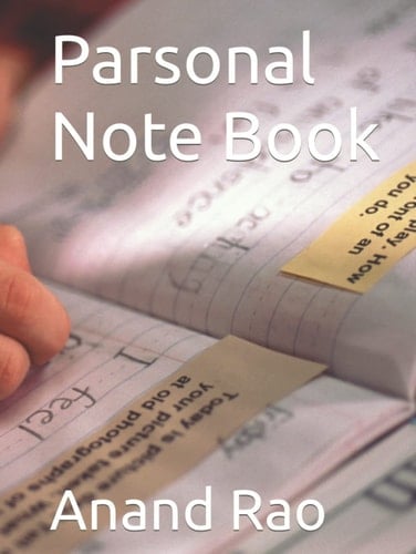 Parsonal Note Book (Add this title to a new series.)