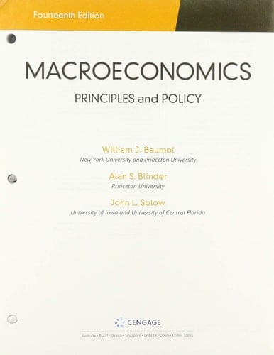 Macroeconomics + Mindtap, 1 Term Printed Access Card Principles & Policy