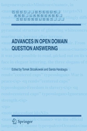 Advances in Open Domain Question Answering