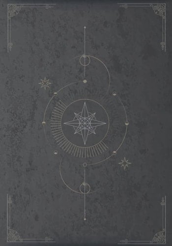 Book Of Shadows: Blank Lined Journal, Empty Grimoire Journal, Beautiful Decorated Interior, Triple Goddess Gold Cover (7"x10", College Ruled, 110 Pages)