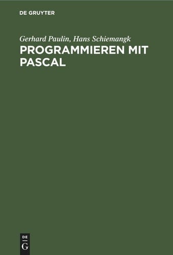Programmieren Mit PASCAL