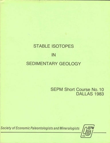 Stable Isotopes in Sedimentary Geology