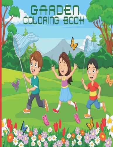 Garden Coloring Book: 100 pages Amazing Garden Coloring Book For Kids And Adults, Coloring Book Featuring Beautiful Flowers and Floral Designs Magical Garden for Stress Relief and Relaxation.