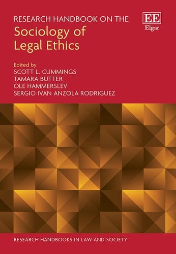 Research Handbook on the Sociology of Legal Ethics