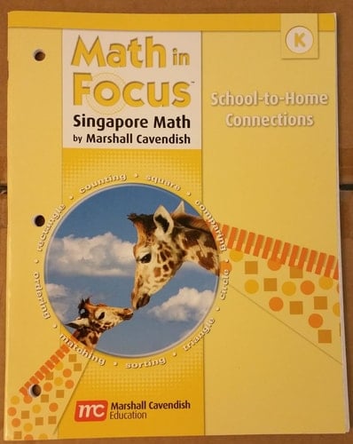 Houghton Mifflin Harcourt Math in Focus School-to-Home Connections Grade K