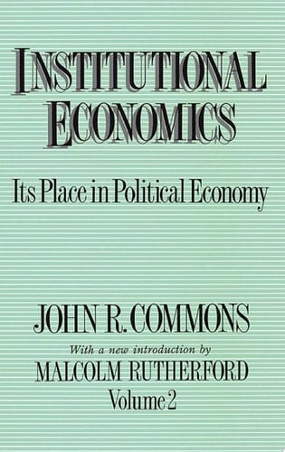Institutional Economics