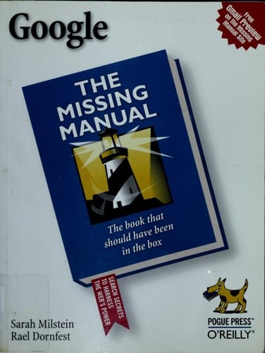 Google The Missing Manual