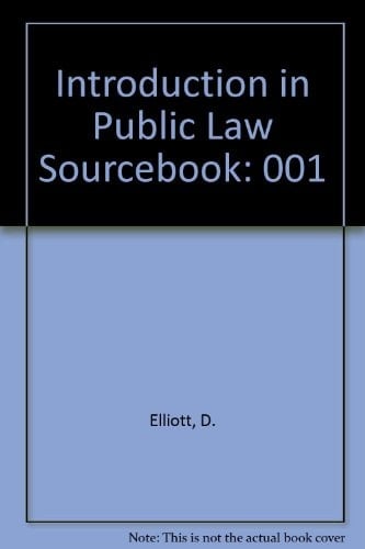 Introduction to Public Law Sourcebook