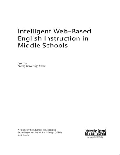 Intelligent Web-Based English Instruction in Middle Schools