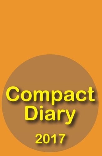 2017 Compact Diary - Orange