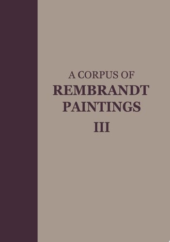 A Corpus of Rembrandt Paintings 1635–1642
