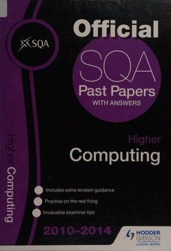 Higher Computing 2010-2014