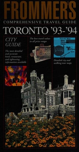 Frommer's Toronto, 1993-1994