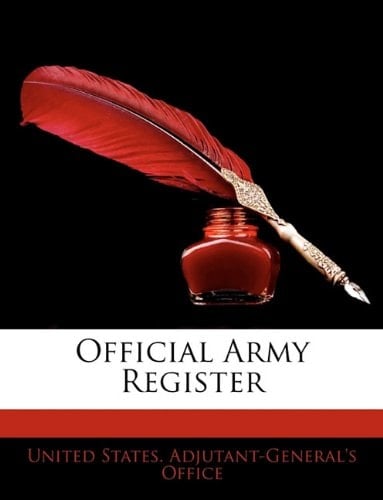 Official Army Register