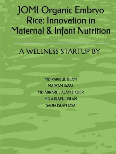 JOMI Organic Embryo Rice: Innovation in Maternal & Infant Nutrition