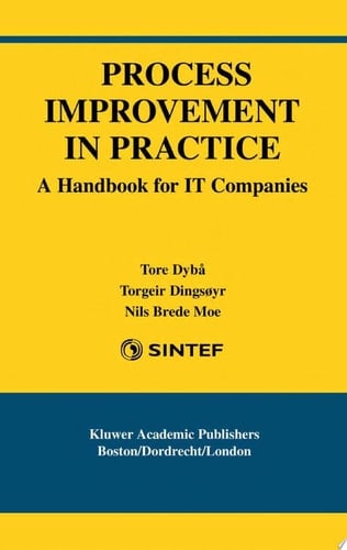 Process Improvement in Practice A Handbook for IT Companies