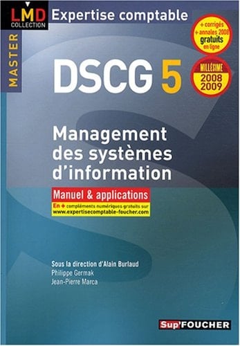 DSCG 5 : Management des systèmes d'information Manuel et applications