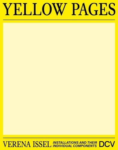 Verena Issel - Yellow Pages Installations and Their Individual Components
