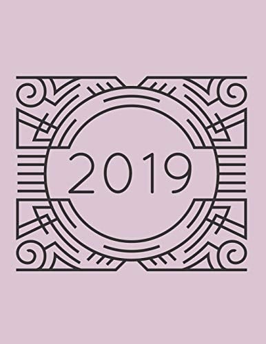 2019 January 2019-December 2019 Weekly Planner: Lavender Vintage Design Cover