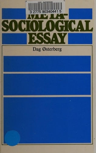 Meta-sociological essay
