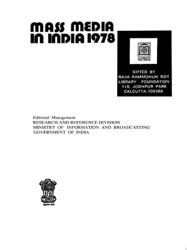 Mass Media in India 1978