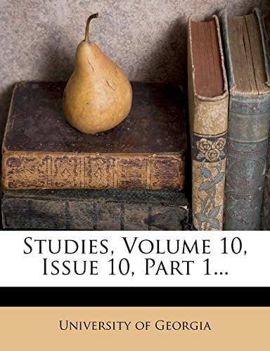 Studies, Volume 10, Issue 10, Part 1...