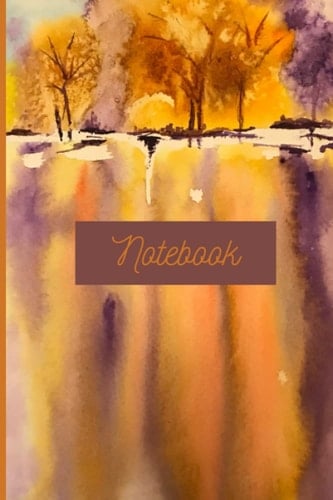 Notebook: Stunning Autumn Notebook Blank Lined Notebook