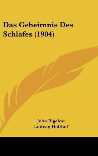 Das Geheimnis Des Schlafes (1904) (German Edition)