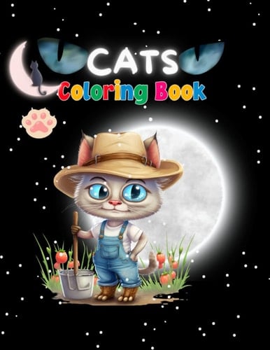 Cats coloring book (Coloring books for kids)