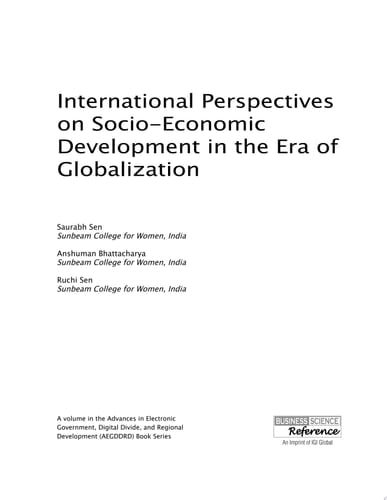 International Perspectives on Socio-Economic Development in the Era of Globalization