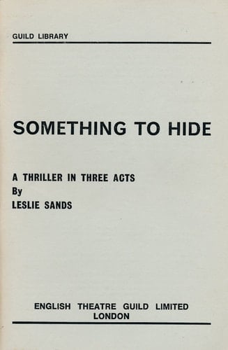 Something to Hide