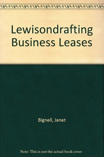 Lewison's Drafting Business Leases
