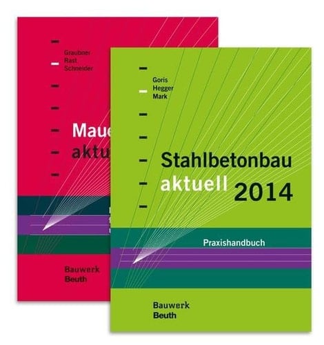 Stahlbetonbau aktuell 2014 + Mauerwerksbau aktuell 2014 Paket