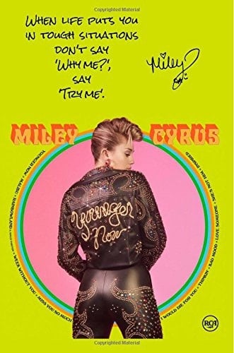 Miley Cyrus Younger Now College Ruled Notebook