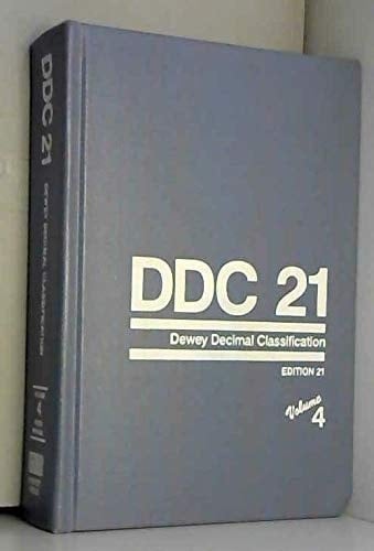 Ddc 21,Vol.4