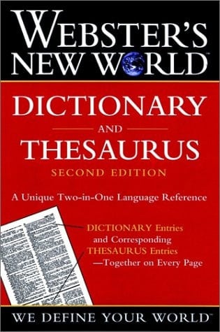 Webster's New World Dictionary and Thesaurus