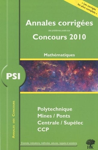 Mathématiques PSI 2010